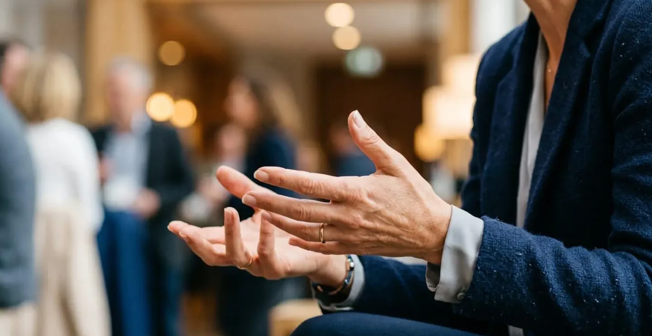 Momento di presentazione professionale autentica con comunicazione non verbale efficace